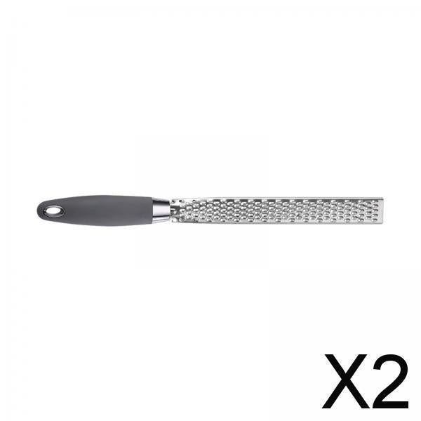 2xKitchen Grater Orange Zester Safe Zester Grater for Cucumber Potatoes Onions Plastic Handle