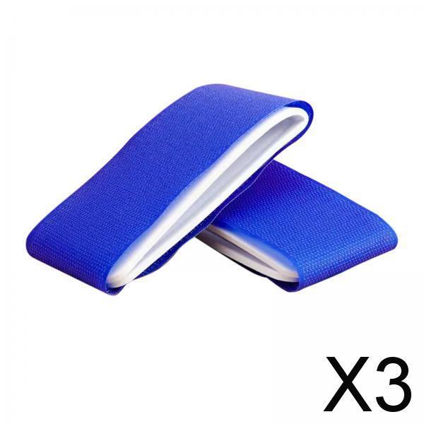3x2x Ski Straps Fixing Adjustable Fastener Tape for Outdoor Man Woman Families blue