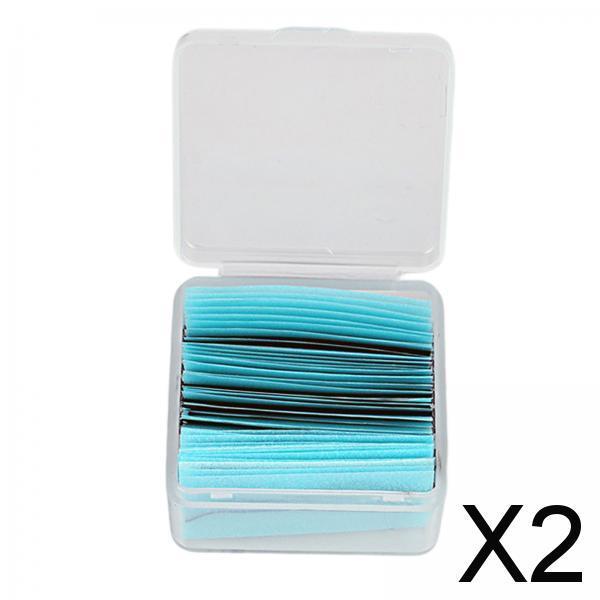2xSelf Adhesive Lash Strips for False Eyelashes Reusable Black for Girls Women 40 Pieces