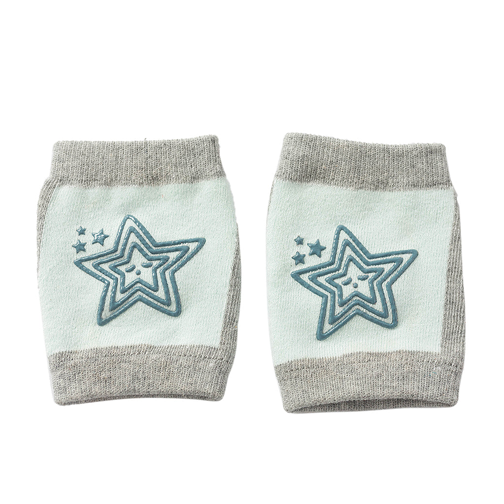 Breathable Cotton Baby Elbows Non-Slip Children's Knee Pads  Light green