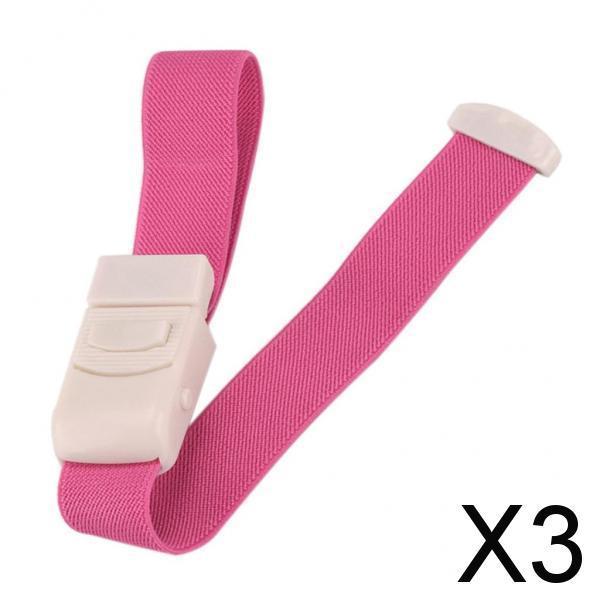3xTourniquet Slow Release First Aids for Emergency Injury Stop Bleeding Pink