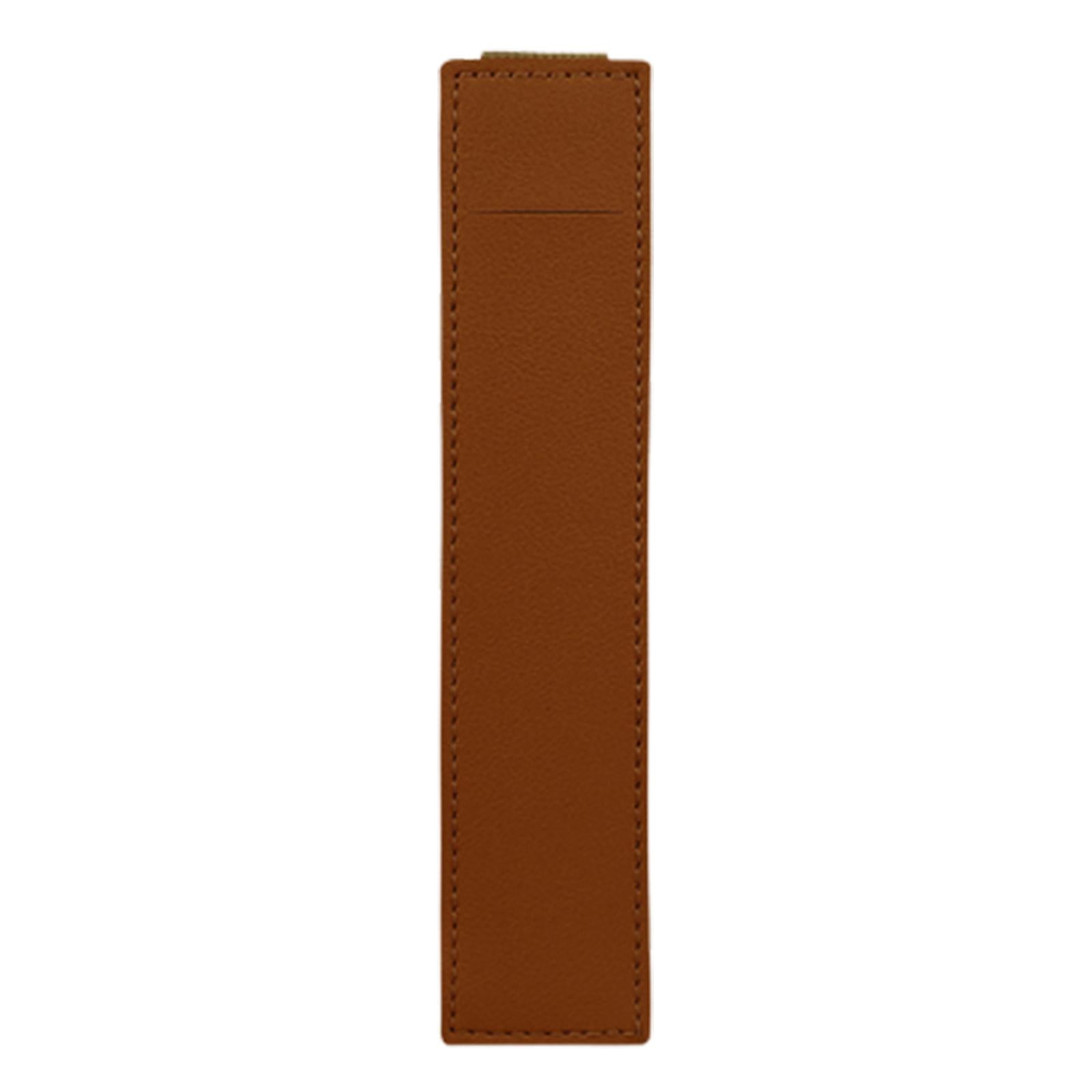 Elastic Band Pen Holder Pen Sleeve for Hardcover Journals Planners Notebooks Brown