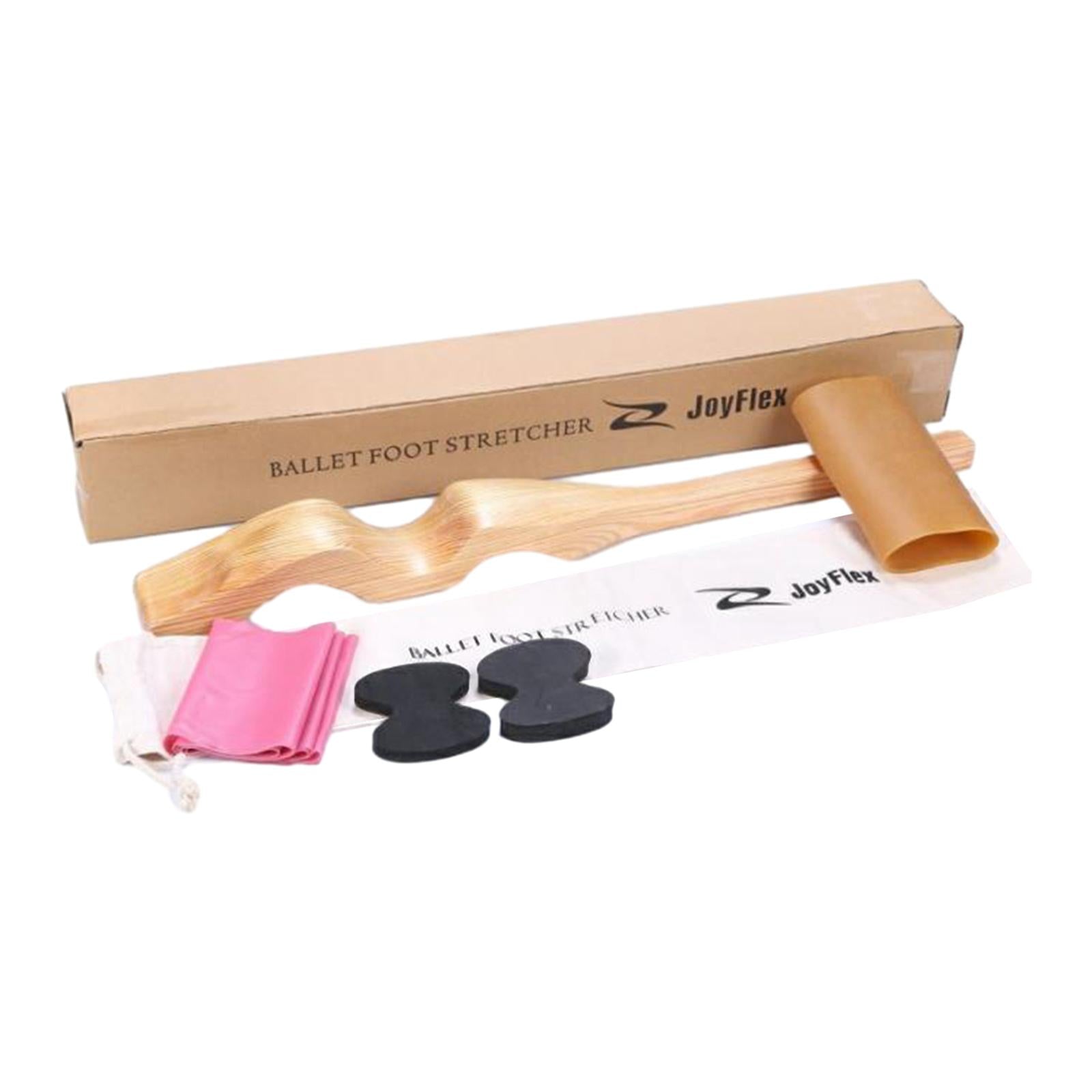 Ballet Foot Stretcher Set Portable Yoga 2 Pads Lightweight with Elastic Band
