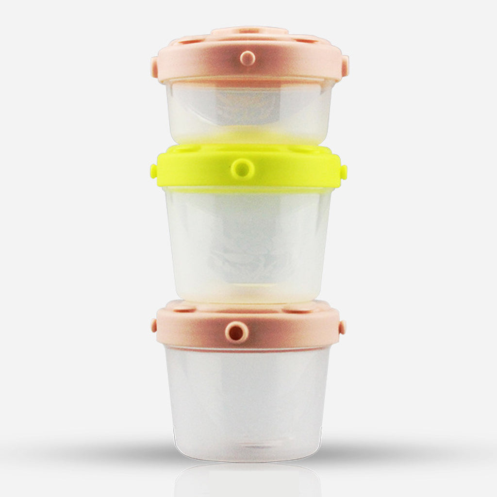 3 Layers Infant Baby Kids Milk Powder Formula Dispenser Storage Travel Box