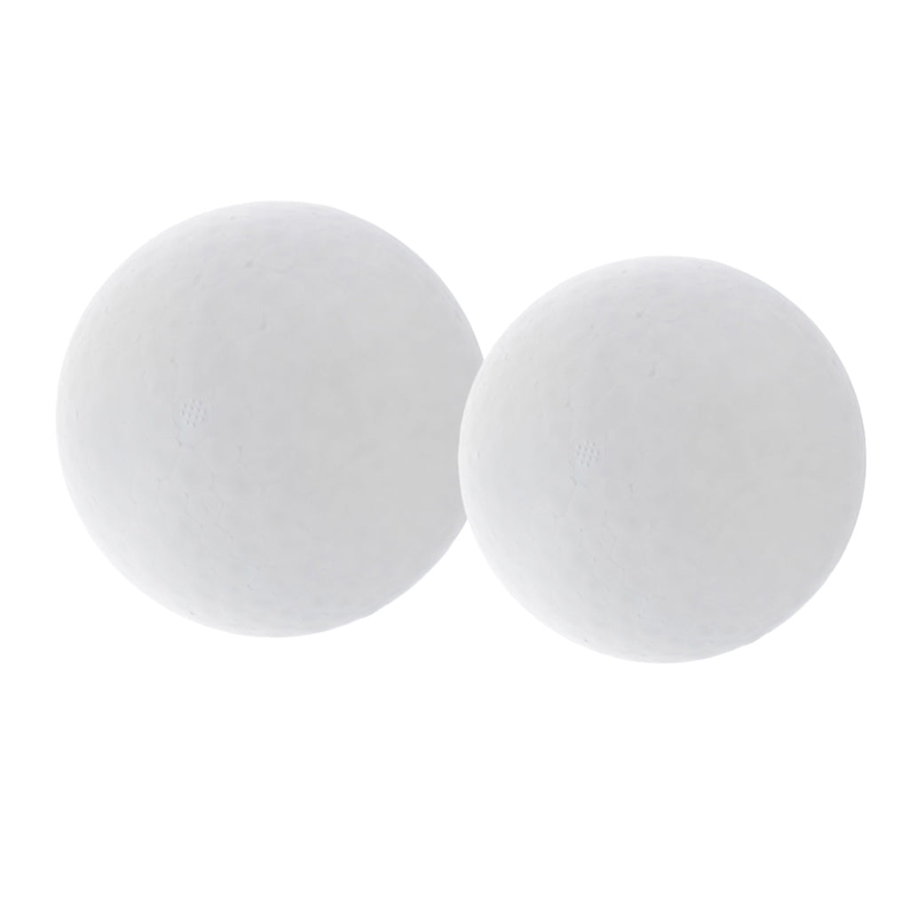 2 Piece Round Solid Polystyrene Styrofoam Foam Ball for Wedding 200 & 250 mm
