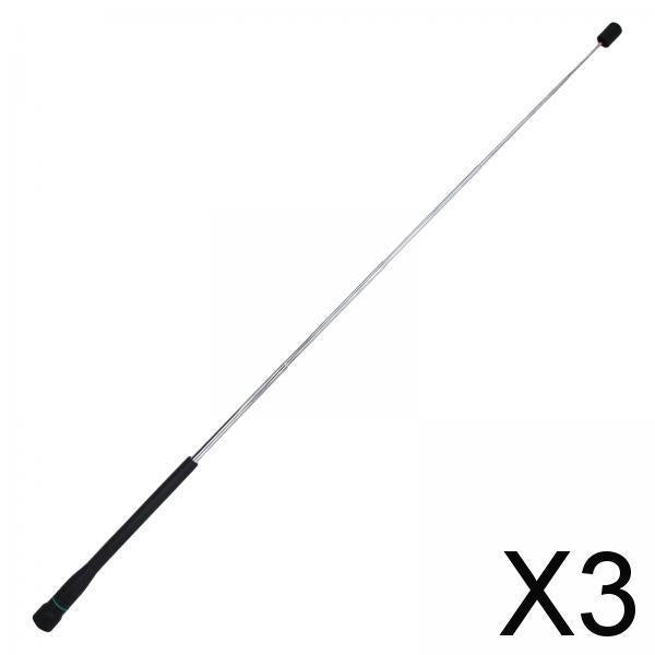 3xWalkie Talkie Radio Telescopic Antenna 13cm-48cm Long Antenna for UV-9R Plus