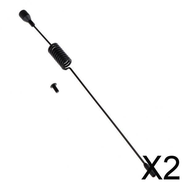 2xMetal 1:10 RC Car Antenna Signal Line for  TRX-4 Crawler Accs 175mm
