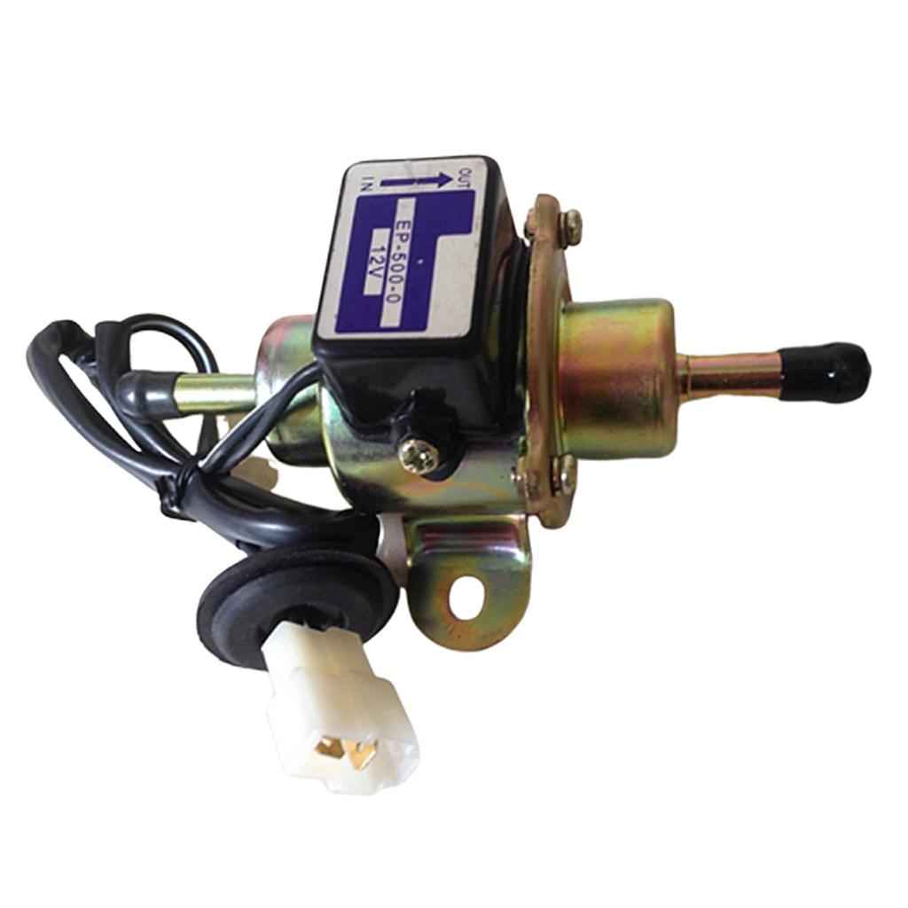 Universal 4-7psi Heavy Duty Low Pressure Electronic Fuel Pump with for Carburetor Engine 12 Volts E8012S E8016S EP12S FD0002
