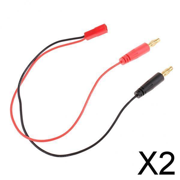 2x25cm JST to 4.0 Banana Plug Balance Charge Cable for RC Quadcopter Aircrafts