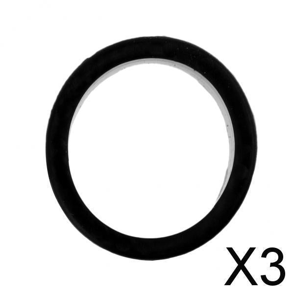 3x30-34mm Bike Seat Post Silicone Rubber Dust Cover Ring Seatpost Case Black