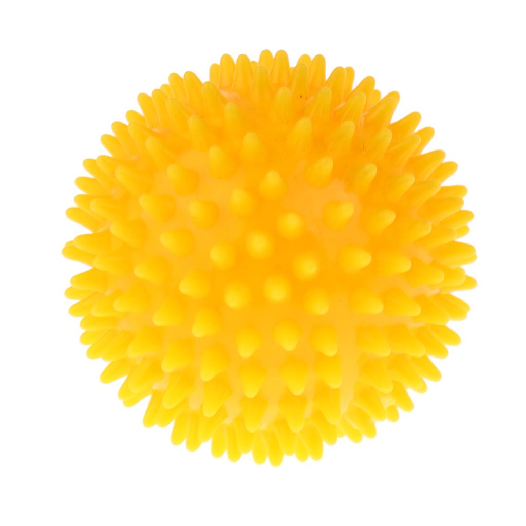 Yoga Ball Fitness Exercise BalanceTool Stepping Feet Massage Ball Yellow