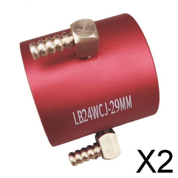 2xMetal RC Marine Water Cooling Jacket for 24 Series RC Boat Brushless Motor