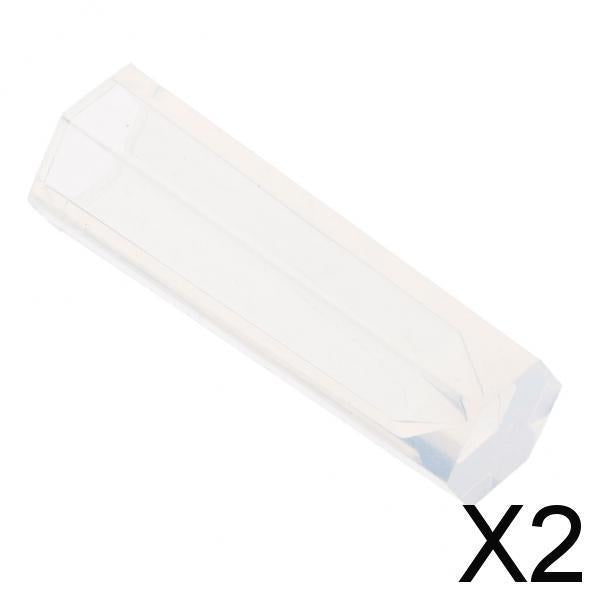 2xDIY Crystal Pendant Charms Silicone Mold for DIY Resin Jewelry Making 45mm