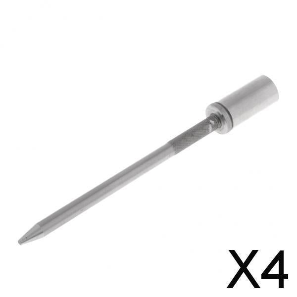 4xStainless Steel Fishing Rod Pole Stand Bracket Ground Insert Holder 15mm