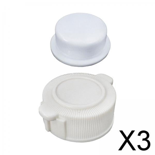 3xDrain Plug Cap Repair Parts Pools Valve Cap and Plug for Air Mattress Airbed