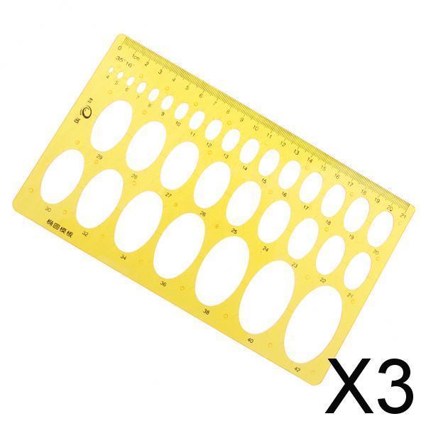 3xMultifunctional Drawing Template Ruler Painting Student School Supplies  2 #