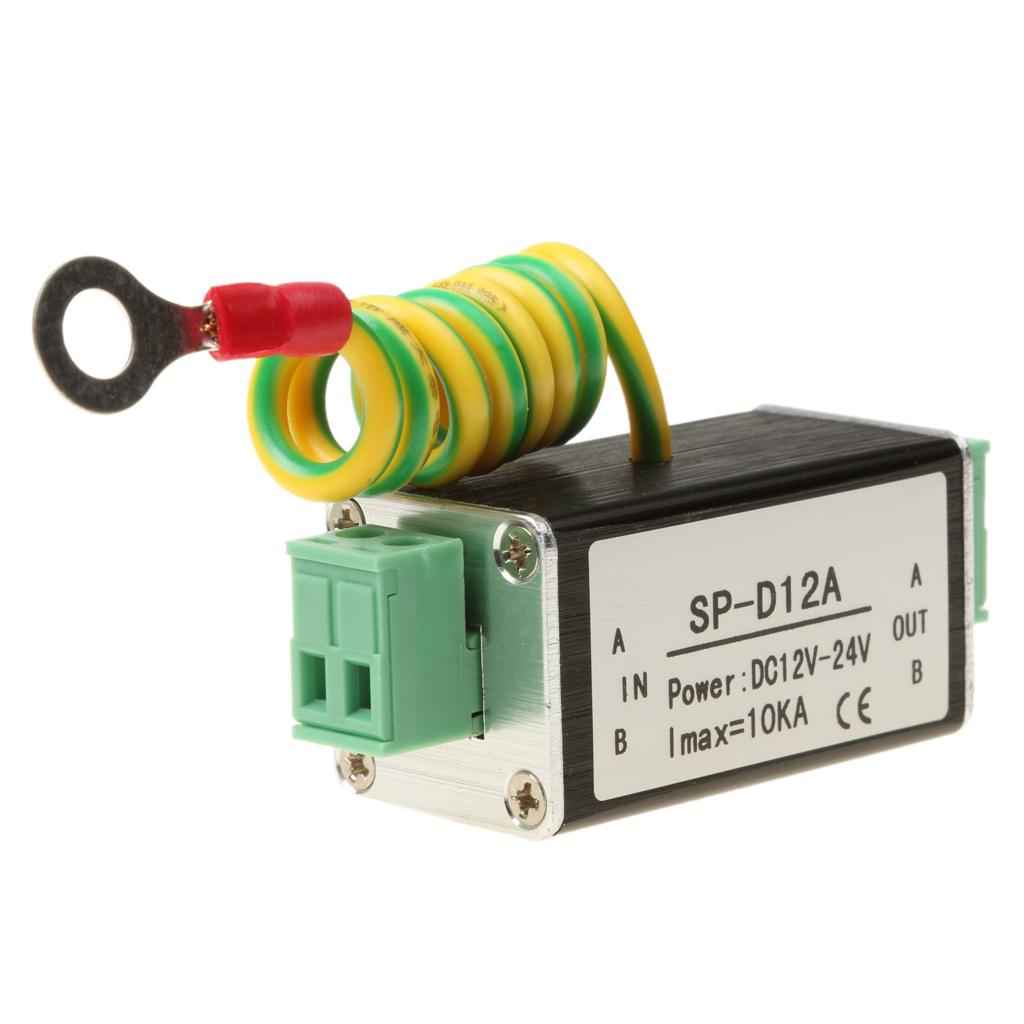 DC 12-24V Power Supply Signal Arrester Surge Protector Device For Thunder/ Lightning Protection