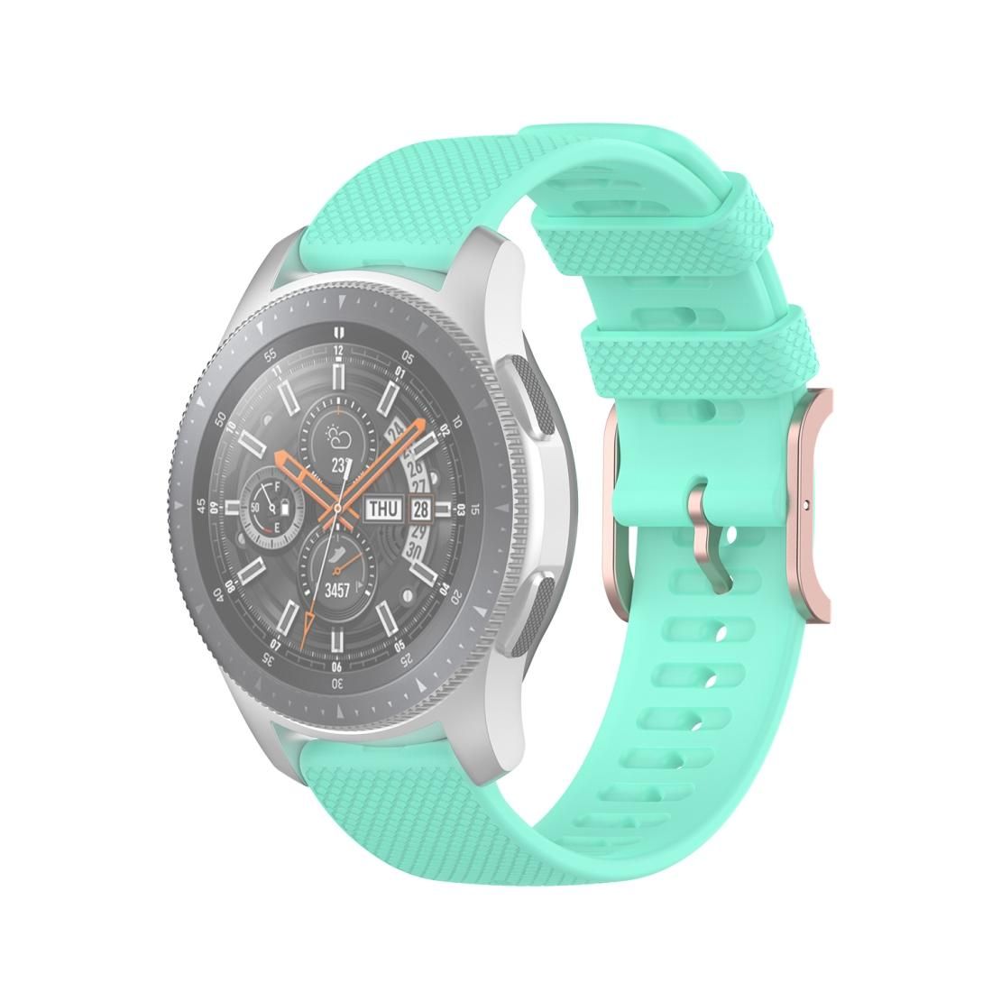 For Samsung Galaxy Watch3 45mm / Galaxy Watch 46mm 22mm Dot Texture Wrist Strap (Mint Green)