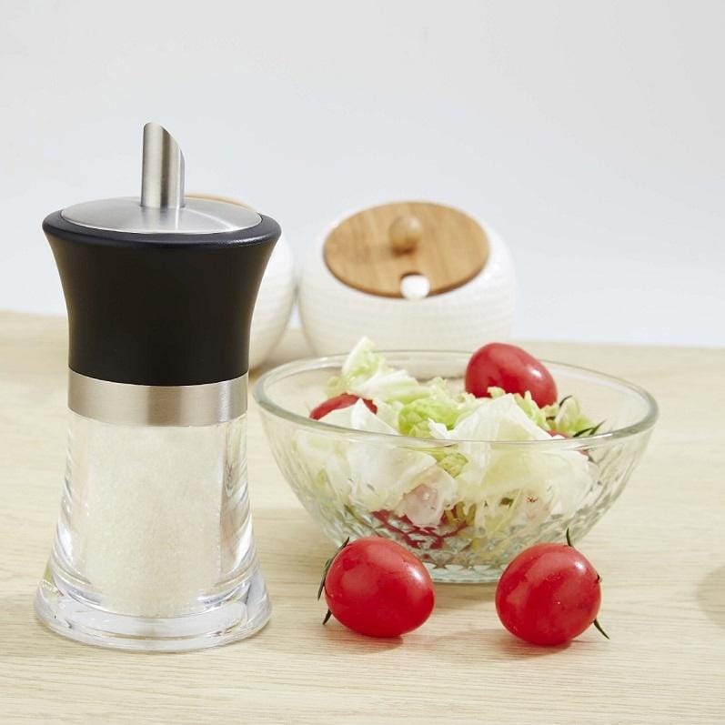 304 Stainless Steel + Acrylic Bottle Kitchen Seasoning Jar, Specification:Sugar Bottle