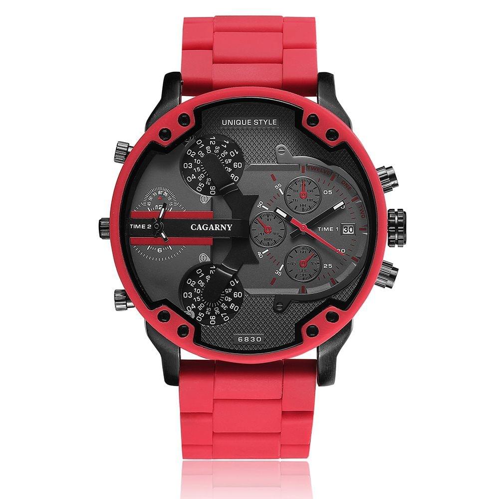 Cagarny 6830 Quartz Man Watch Unique Fashion Sport Casual