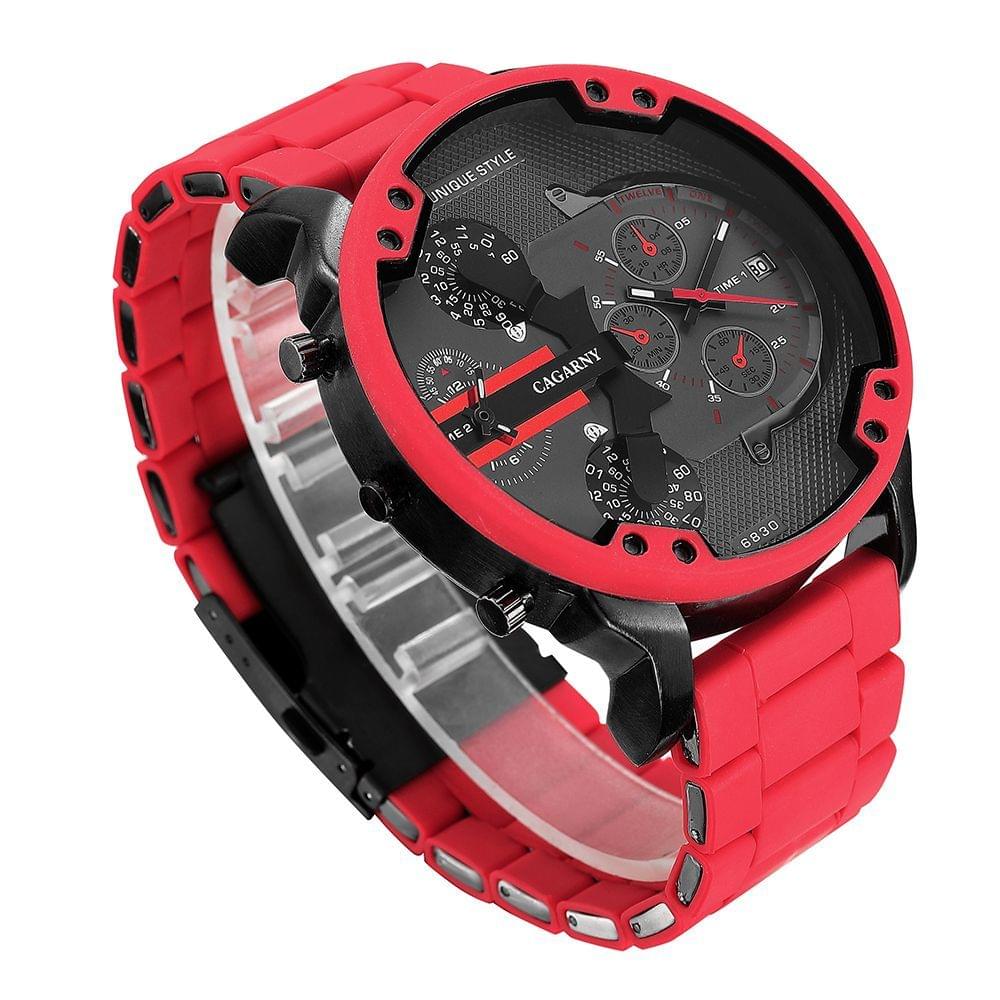 Cagarny 6830 Quartz Man Watch Unique Fashion Sport Casual