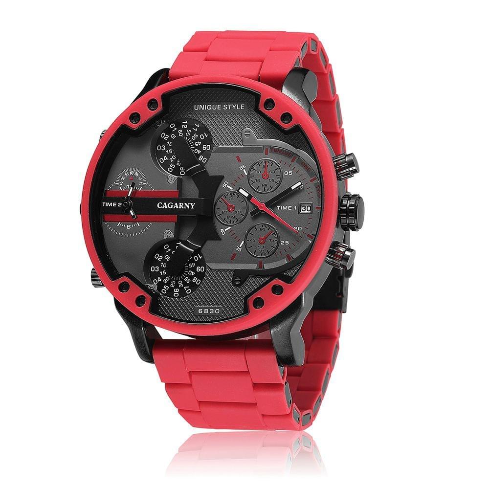 Cagarny 6830 Quartz Man Watch Unique Fashion Sport Casual