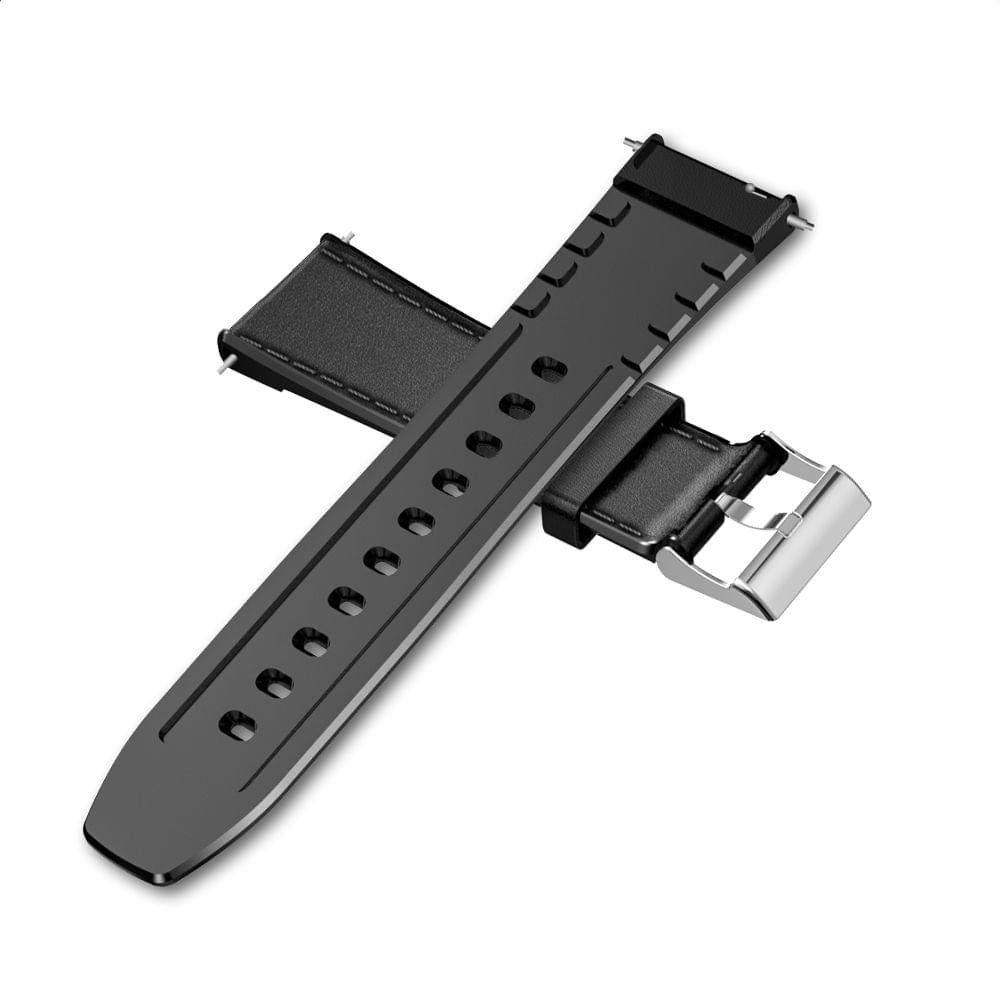 Kospet Optimus Watch Band Replacement 2.4cm Leather+Silicon