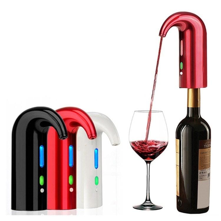 Red Wine USB Rechargeable Quick Decanter Intelligent Wine Decanter, Color:White