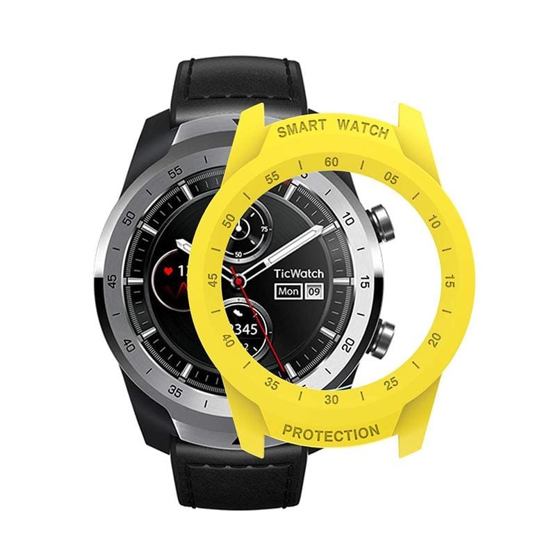 For Tic Watch Pro PC Protective Case (Yellow)