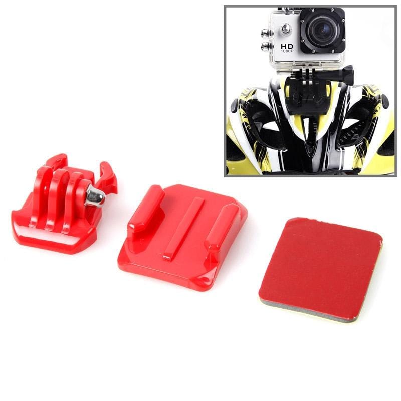 HR67 SIXXY Helmet Curved Surface + 3M VHB Sticker + Mount Stand Kit for GoPro NEW HERO / HERO7 /6 /5 /5 Session /4 Session /4 /3+ /3 /2 /1, Xiaoyi and Other Action Cameras (Style1)