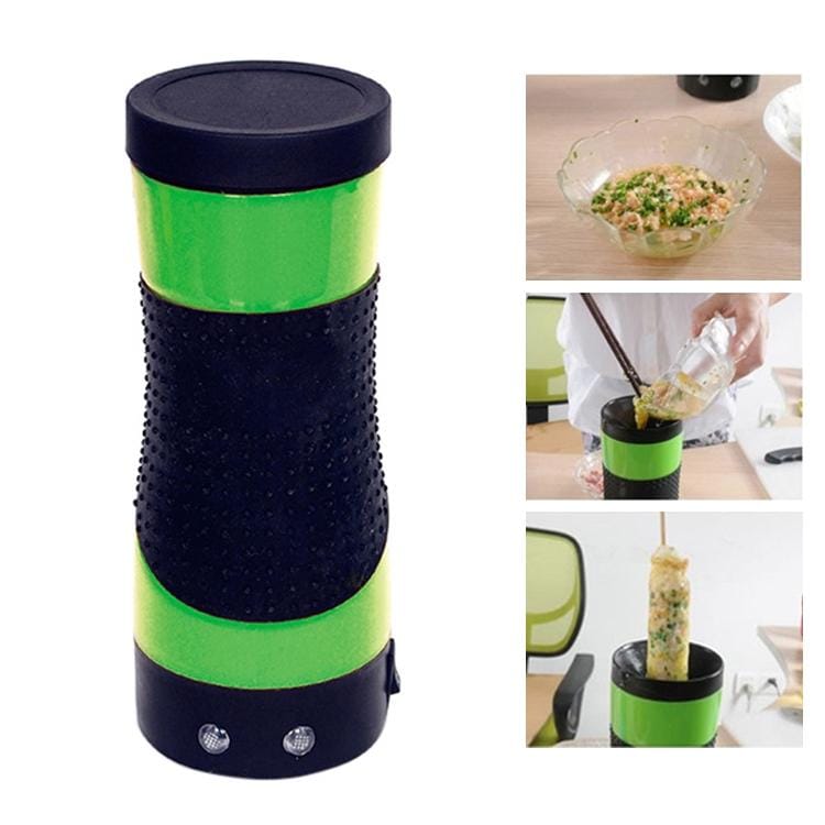 Electric Egg Roll Machine Home Automatic Multi-function Breakfast Cup Lazy Artifact, CN Plug (Green)