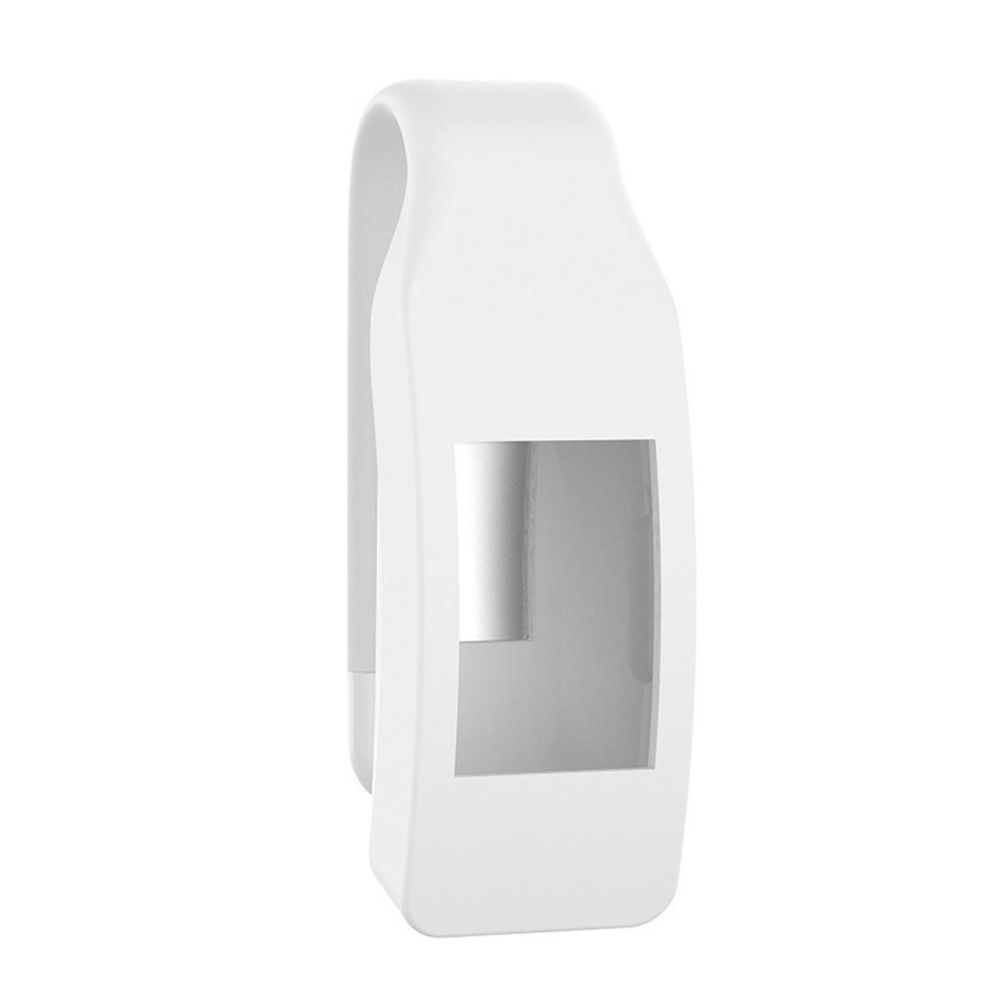 Smart Watch Silicone Clip Button Protective Case for Fitbit Inspire / Inspire HR / Ace 2 (White)