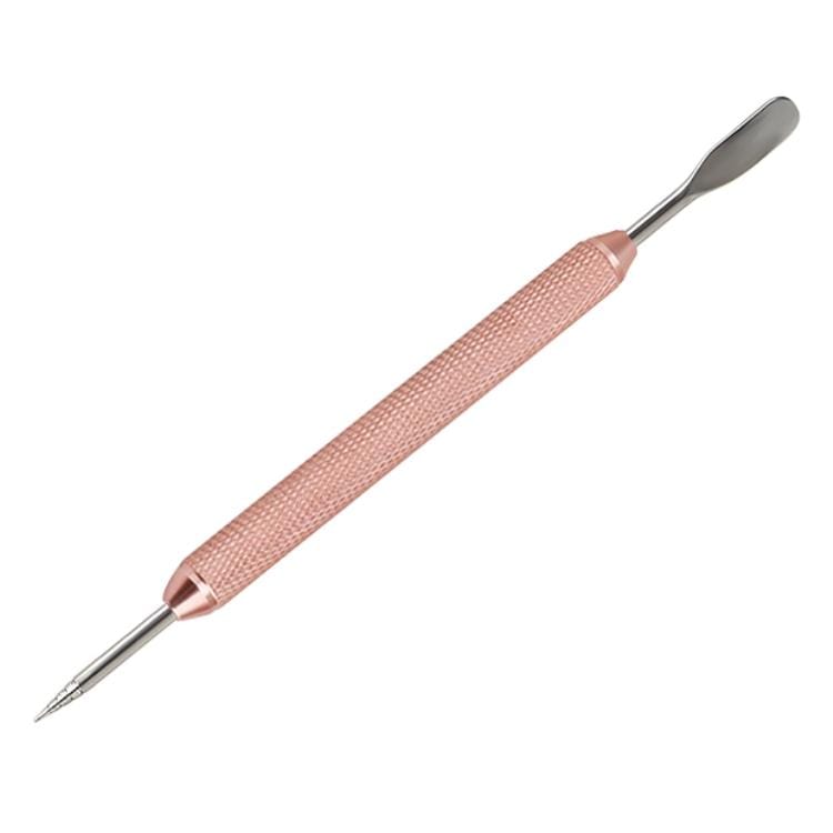 Fancy Coffee Pull Flower Needle Stainless Steel Carved Rod Crochet Flower Needle (Pink)