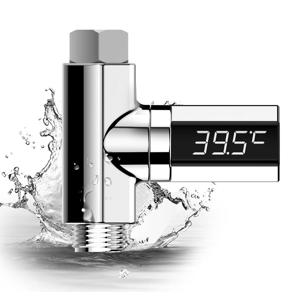 Water Temperature Meter Monitor LED Display Faucet Shower