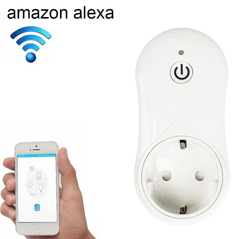 16A 2.4GHz Alexa WiFi Control Smart Timer Home Power Socket with Echo & Google Home, AC 100-240V, EU Plug (Style1)