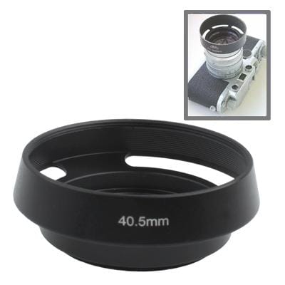 40.5mm Metal Vented Lens Hood for Leica (Black)