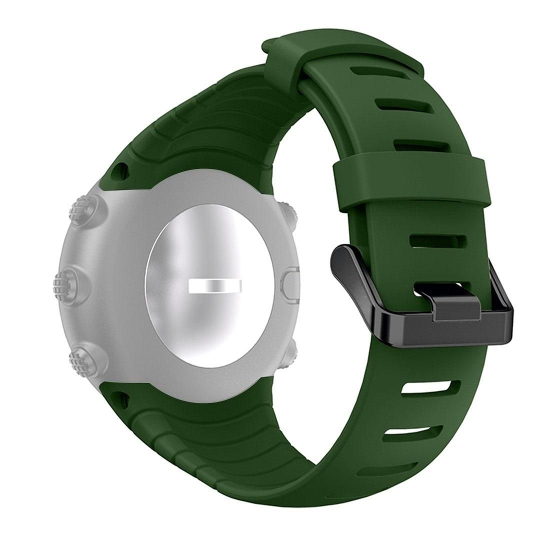 Smart Watch Silicone Wrist Strap Watchband for Suunto Core (Black)