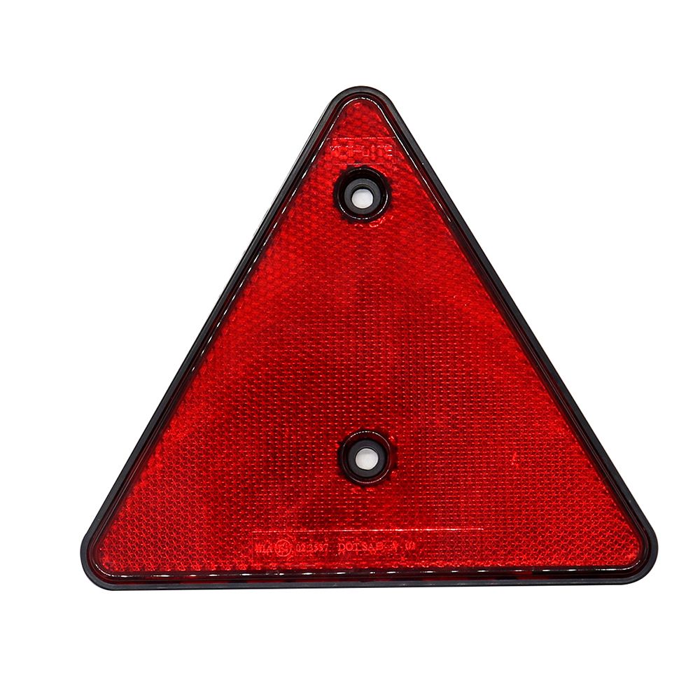 Light Reflector Triangular Red for Trailer Truck Bus