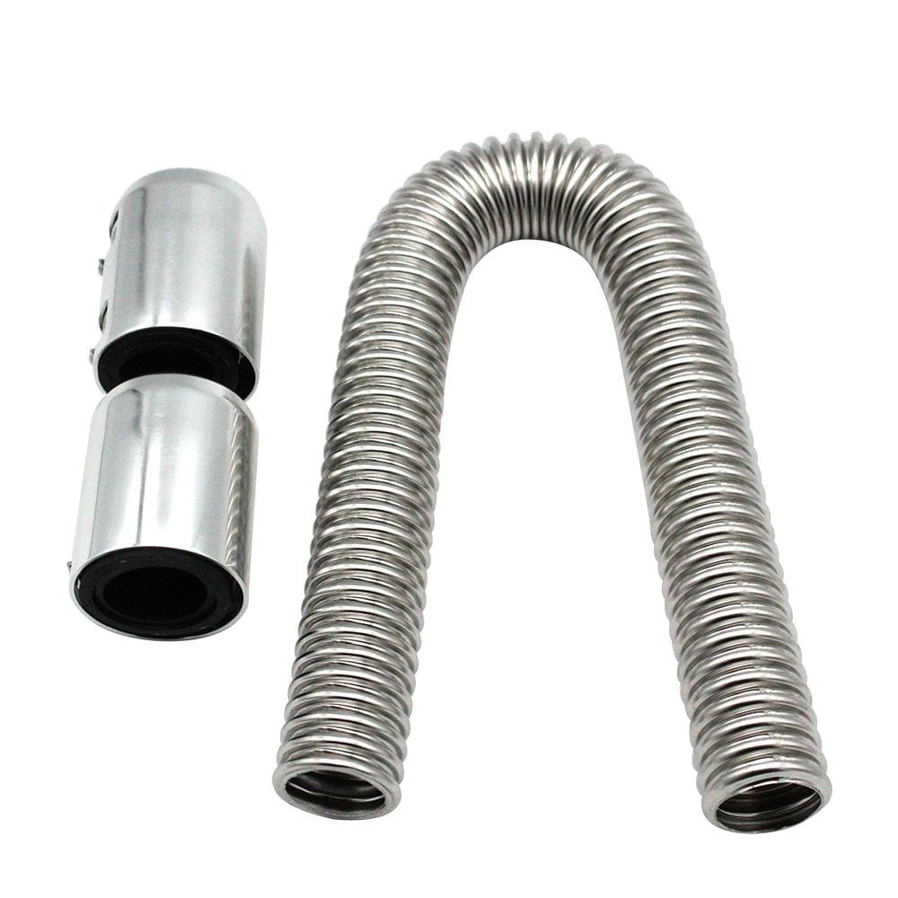 24" Flexible Upper Lower Radiator Hose Kit & Stainless Steel