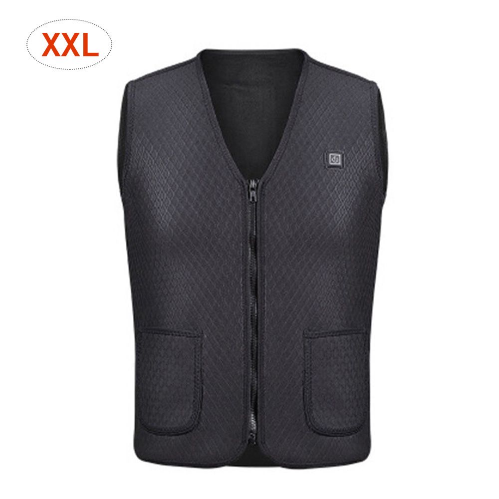 Outdoor Motorcycle USB Heating Vest Jacket Men and Women for - XXL