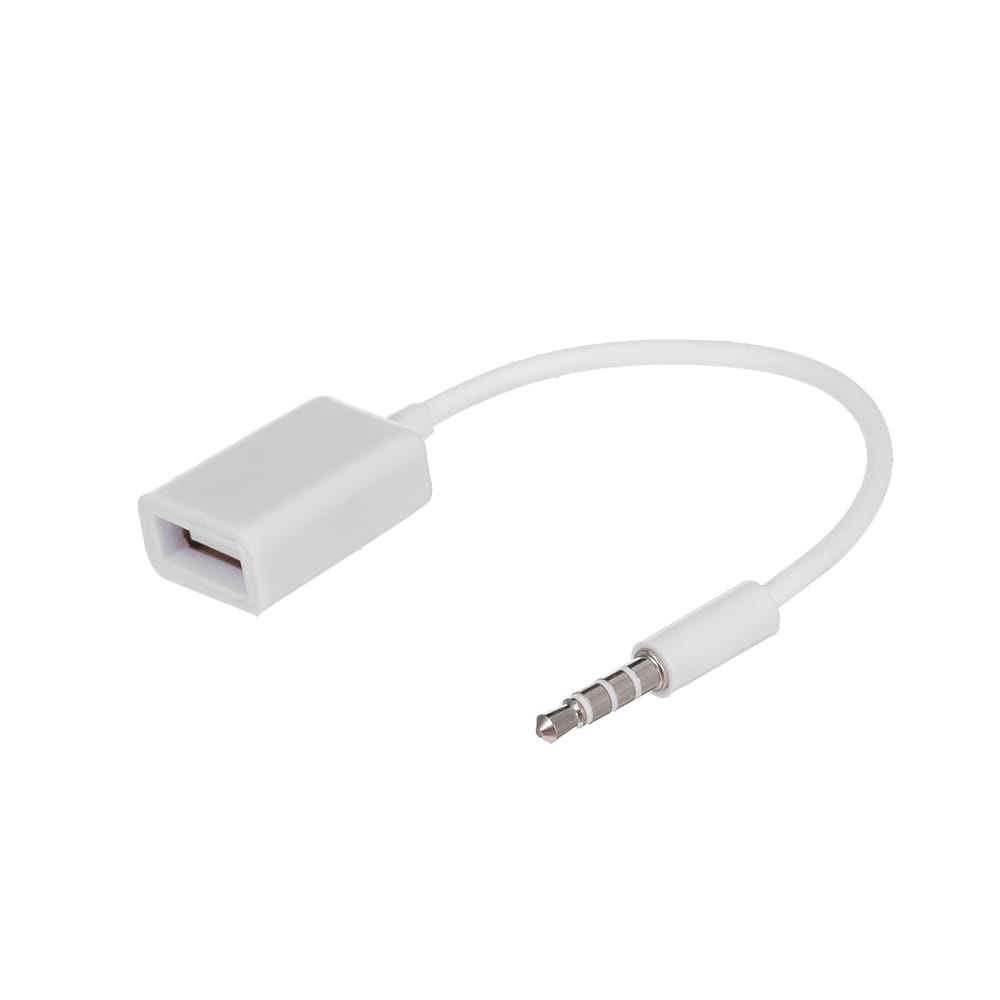 USB Aux Audio Cable Adapter 3.5mm Male Jack Plug to 2.0