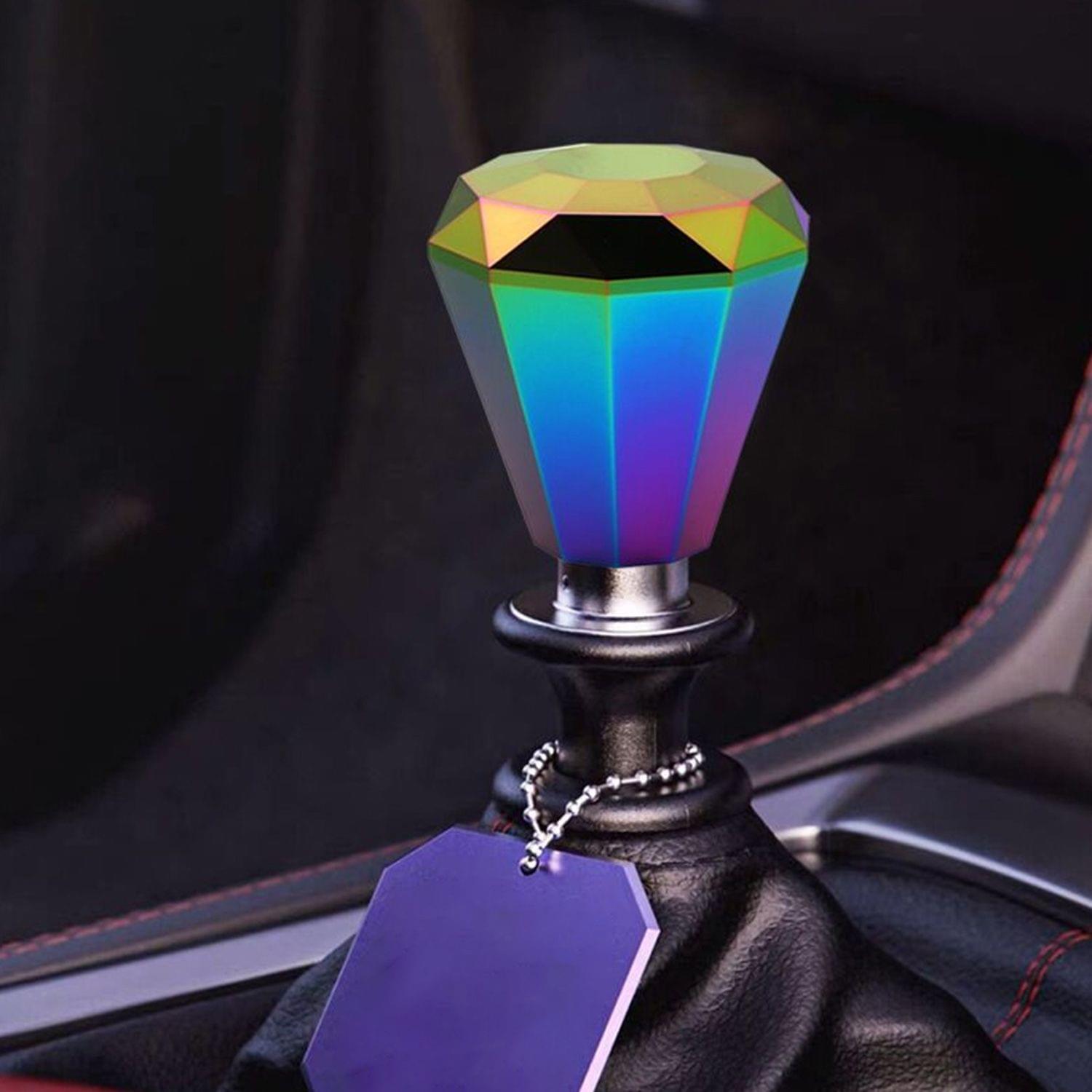 Universal Diamond Shape Manual Gear Shift Knob fitment for - Gear Shift