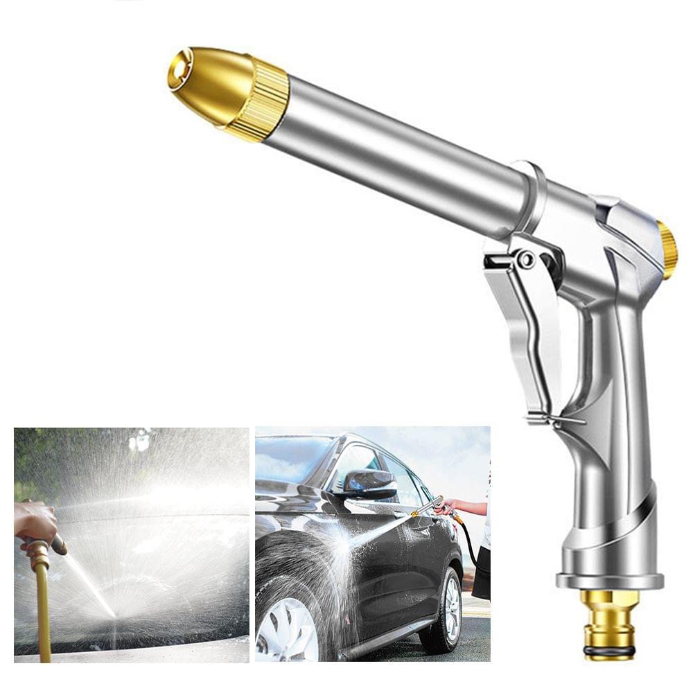 Garden Hose Nozzle, Heavy Duty Metal Spray Gun, Rotaing