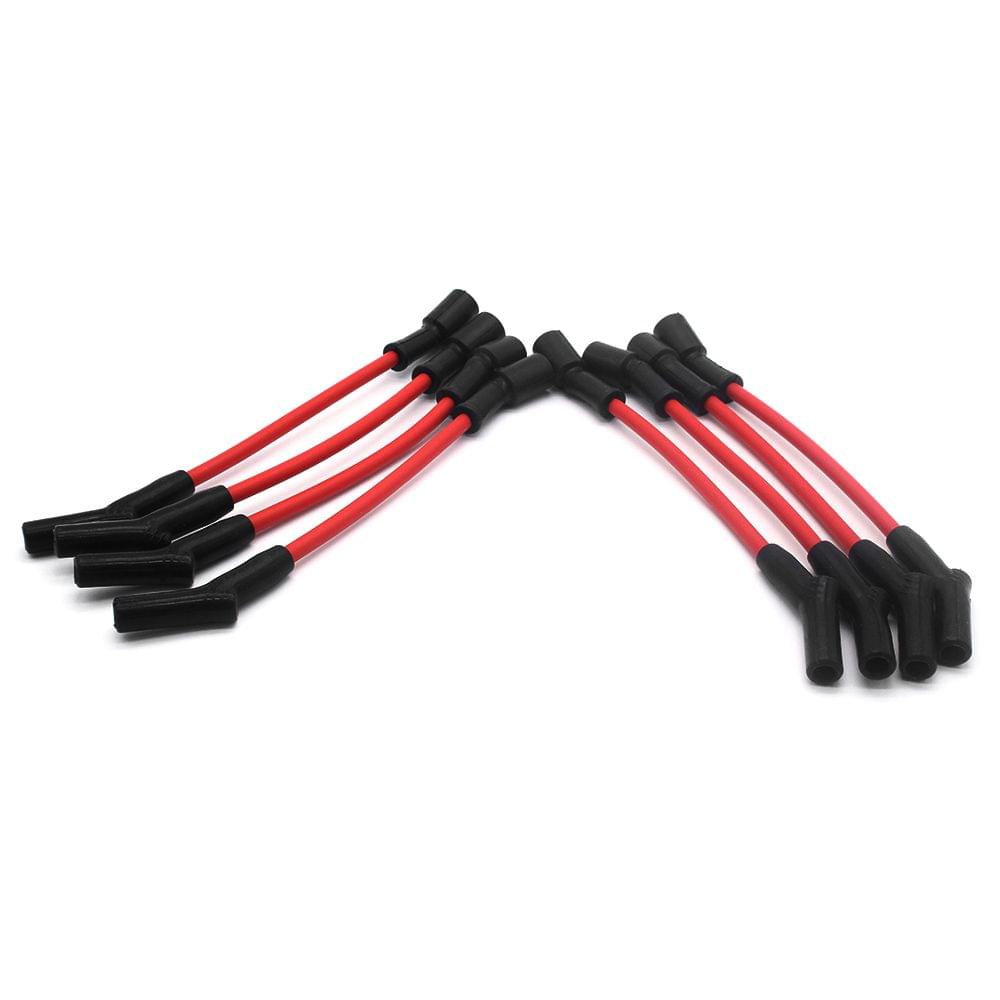 10mm High-performance Spark Plug Wires(Bend End) Set Fit for