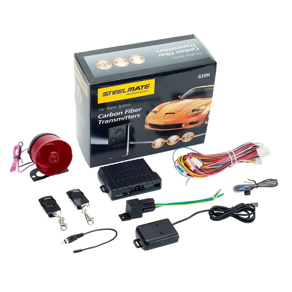 Steelmate 838N 1 Way Car Alarm System Match Central Locking