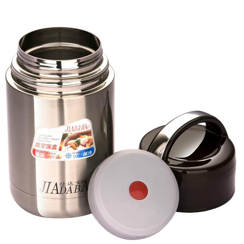 Jiadabao Stainless Steel Vacuum Insulation Simmering Pot Portable Insulation Rice Pot, Capacity: 1200ml