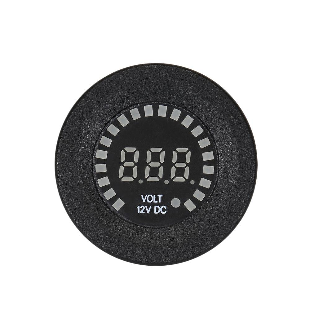 12V Mini Digital Voltage Meter LED Panel Display Voltmeter