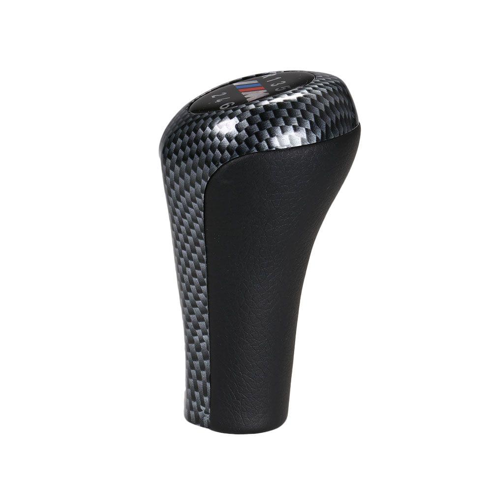 Carbon Fiber Gear Shifter Knob Stick Head Lever Handle 6