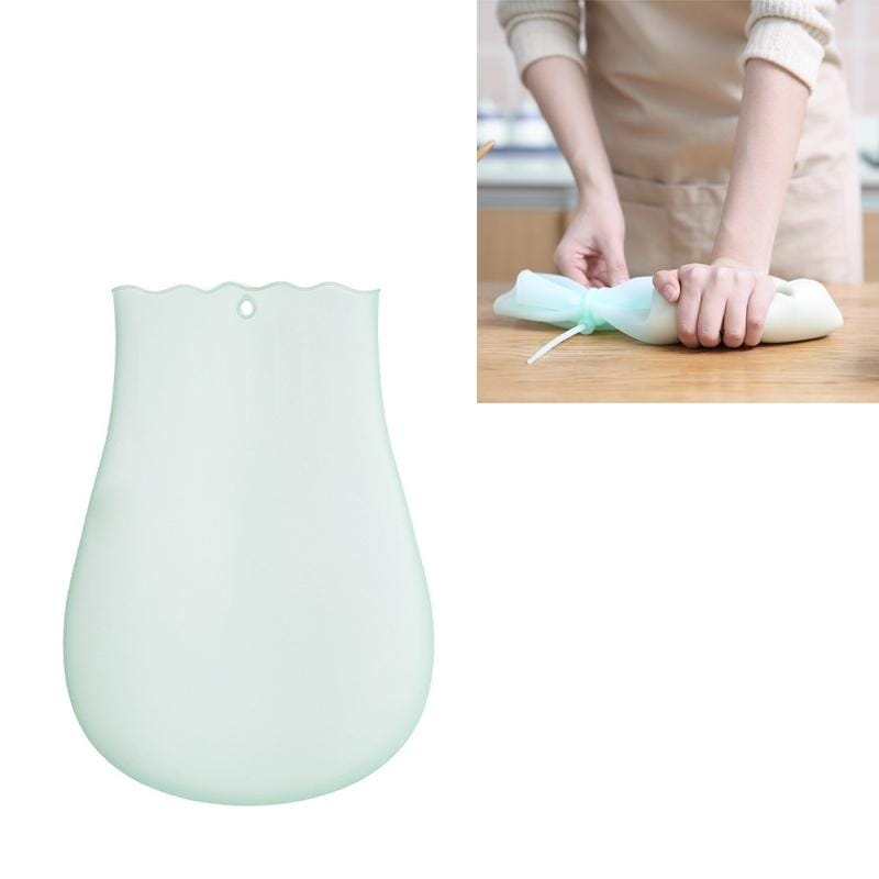 FaSoLa Silicone Dough Kneading Dough Bag Multi-function Kitchen Facial Wake up Bag Baking Tools Flour Bag (Green)
