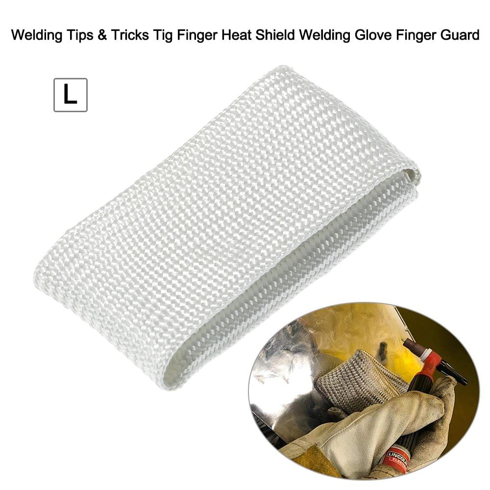 Welding Tips & Tricks Tig Finger Heat Shield Welding Glove - L